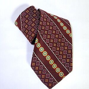 Vintage Wide Polyester Necktie Tie by Reis of New Haven Disco Ugly 70s